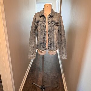 Women's Black Denim Jean Jacket